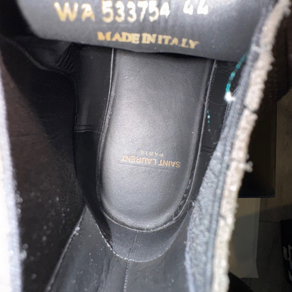 Saint Laurent Suede Chelsea Boots - Picture 14 of 15